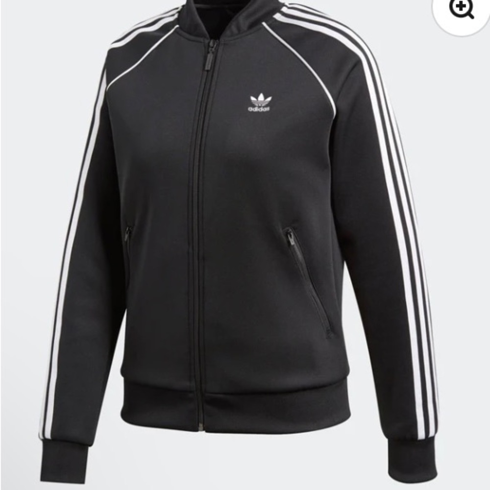 🤍 black adidas jacket and yoga pants 🖤
